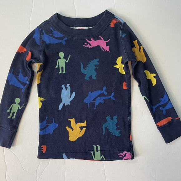 📍Hanna Andersson Organic Legendary Critters Pajamas 2 80/85cm - Picture 2 of 9